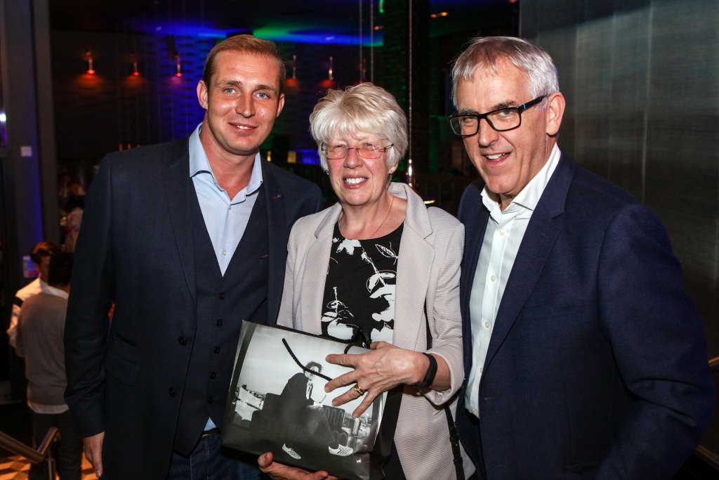 Hotel Indigo General Manager Mark Tasker, Pauline and Bill Addy from BID Company