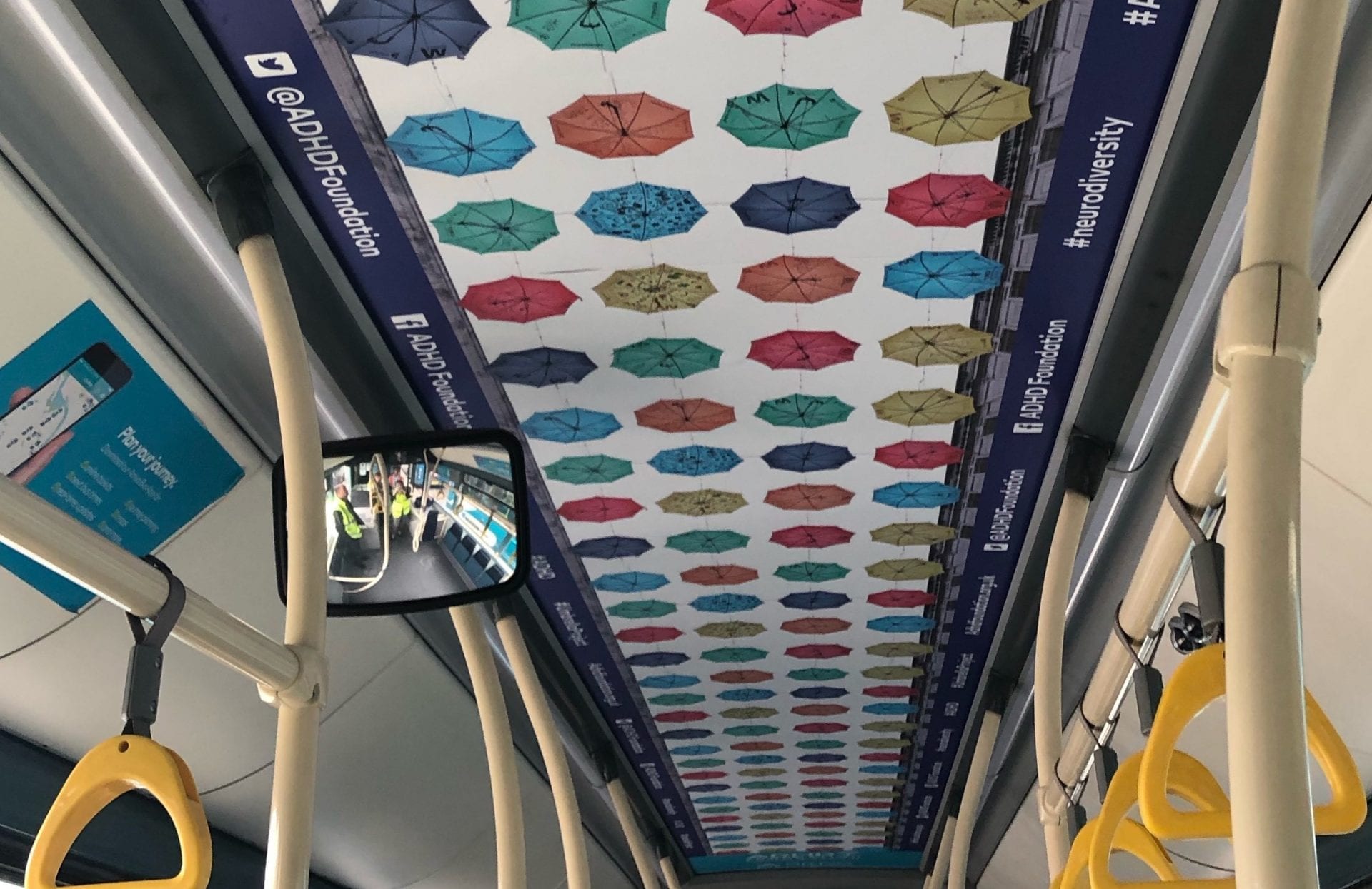 Look at the new Arriva 'Umbrella Bus' raising awareness of ADHD The